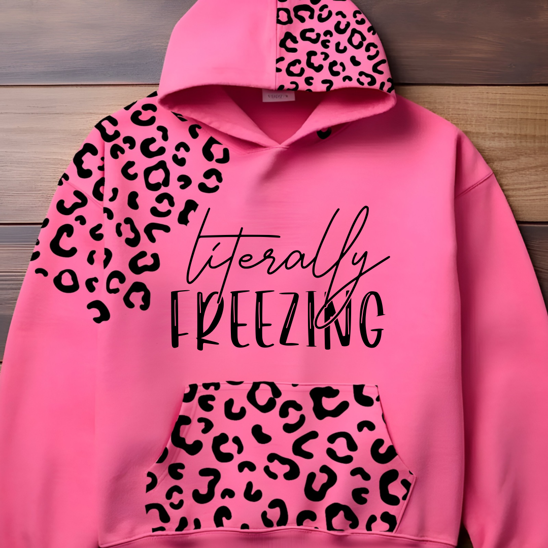 Literally Freezing Hoodie - Cozy Comfort Meets Trendy Style