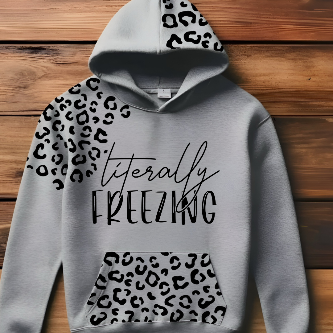 Literally Freezing Hoodie - Cozy Comfort Meets Trendy Style