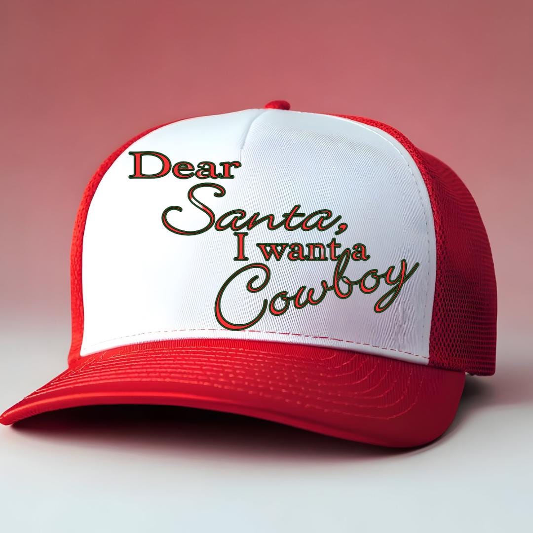 Dear Santa, All I Want is a Cowboy Hat! – Fun Holiday Gift for Cowgirl Lovers