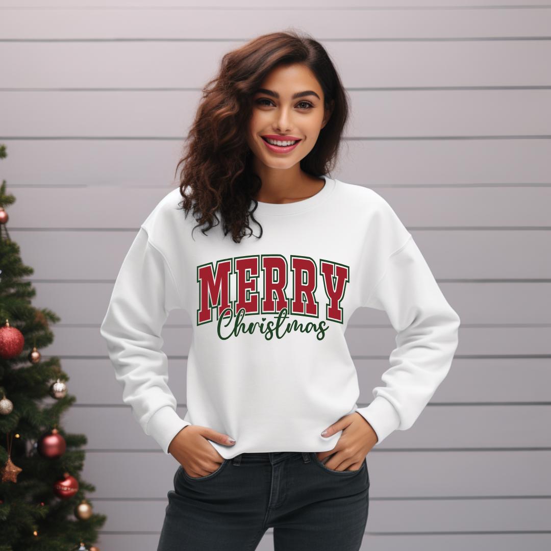 Merry Christmas Sweatshirt – Cozy Holiday Cheer for Everyone!