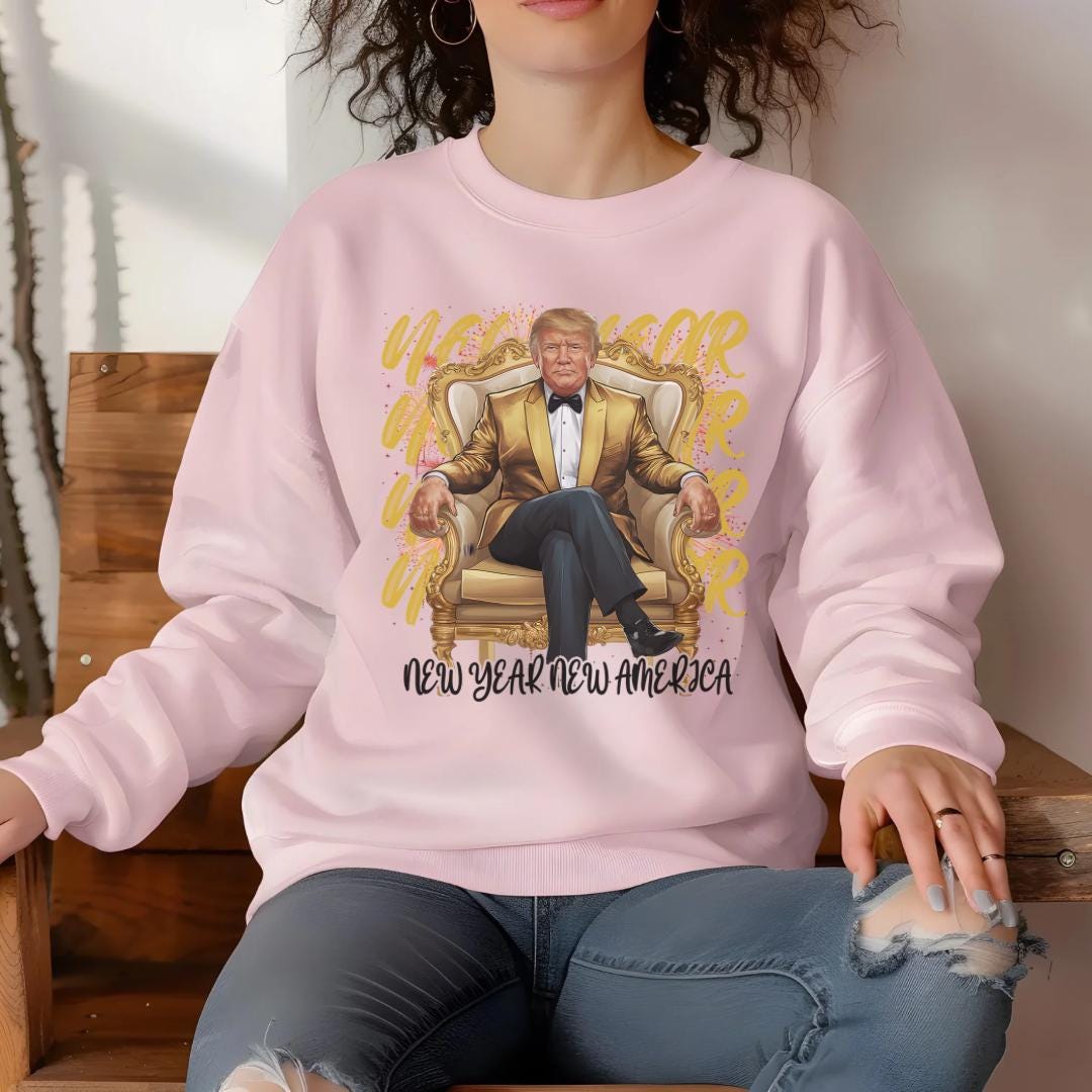 Unisex New Year New America Trump Sweatshirt – Celebrate in Style!