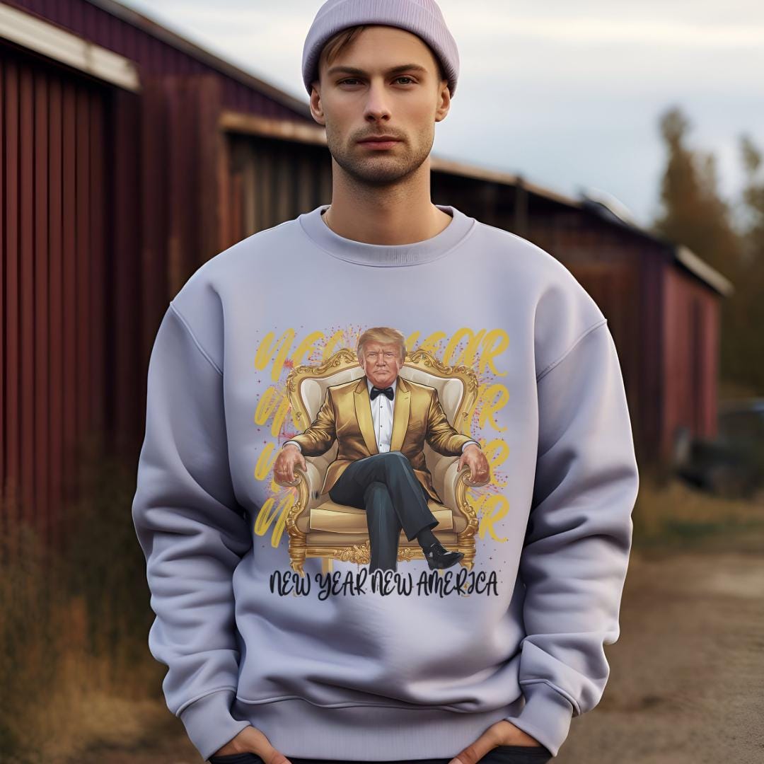 Unisex New Year New America Trump Sweatshirt – Celebrate in Style!