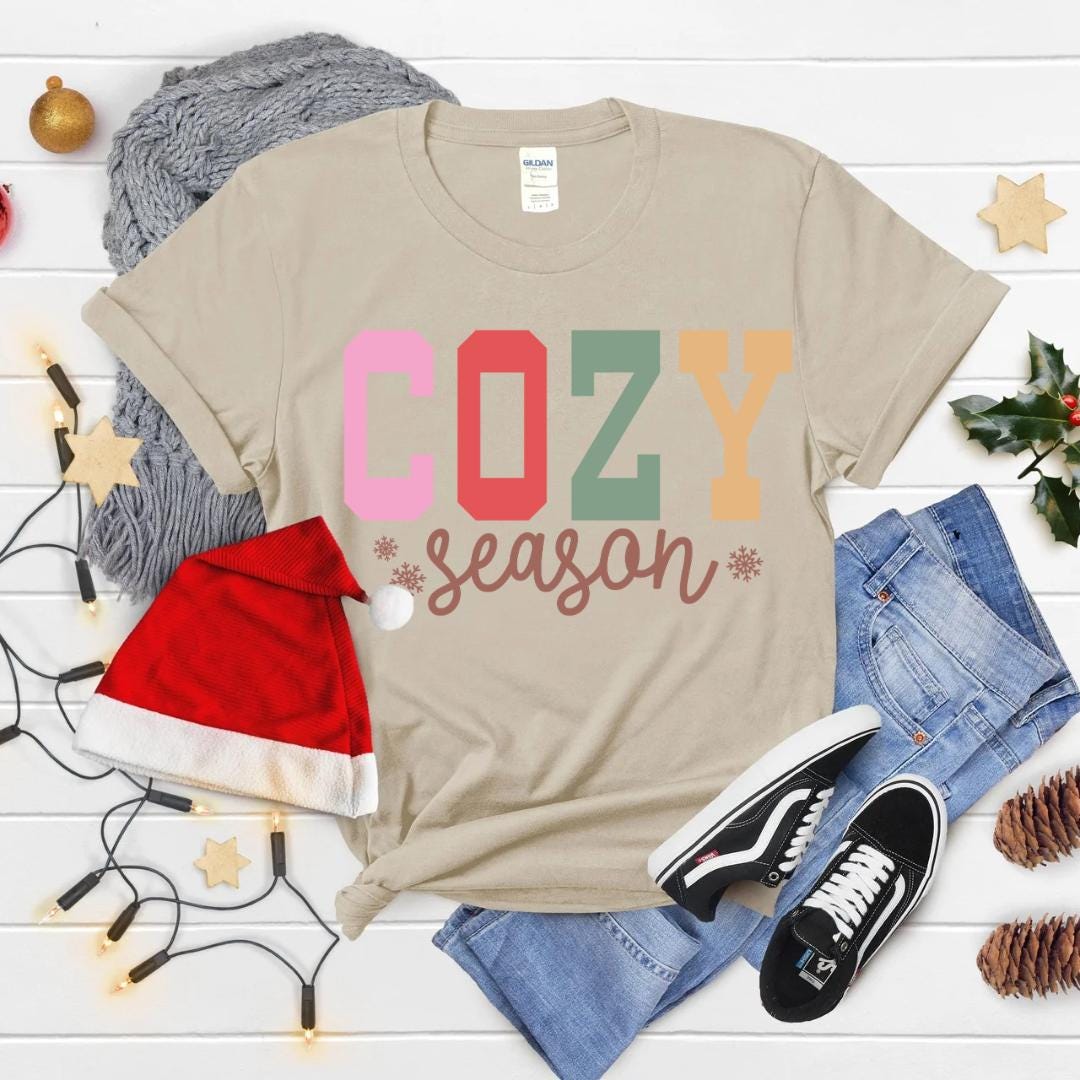 Cozy Season T-Shirt | Retro Vibes | Perfect for Fall & Winter