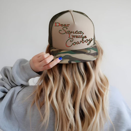 Dear Santa, All I Want is a Cowboy Hat! – Fun Holiday Gift for Cowgirl Lovers