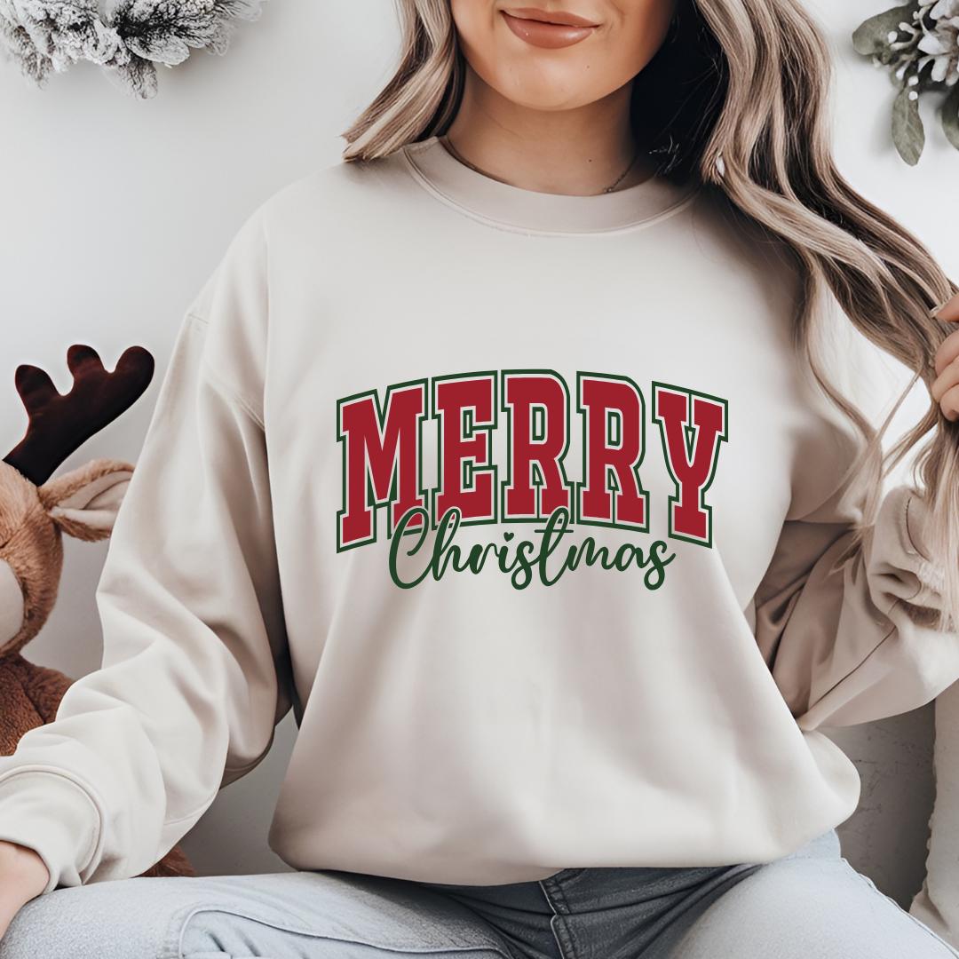 Merry Christmas Sweatshirt – Cozy Holiday Cheer for Everyone!