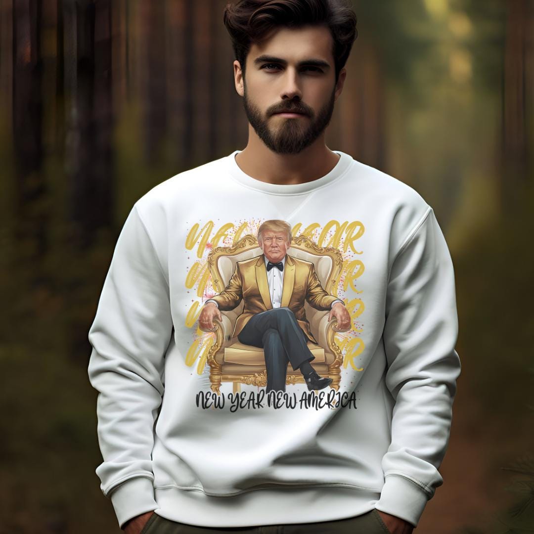 Unisex New Year New America Trump Sweatshirt – Celebrate in Style!